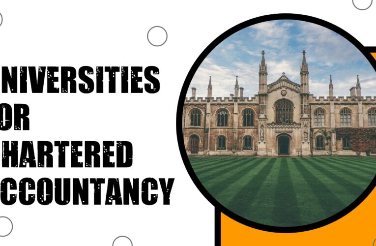 Charting Success: Top 3 Universities for Chartered Accountancy (CA) Students in the USA